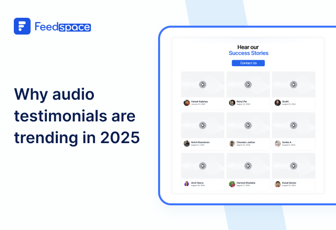 Why audio testimonials are trending in 2025
