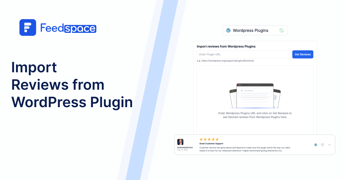 Import Reviews from WordPress Plugins into Feedspace | Guide