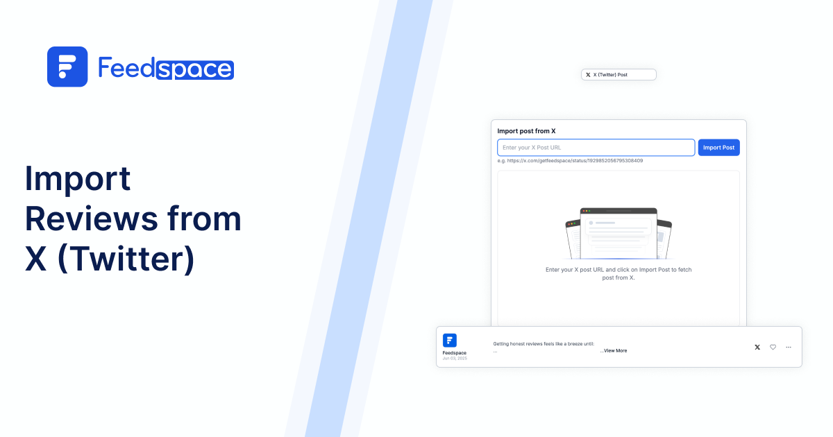How to Import Posts from X (Twitter) into Feedspace