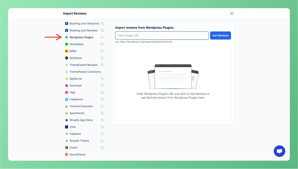 Choose, WordPress Plugin and import reviews
