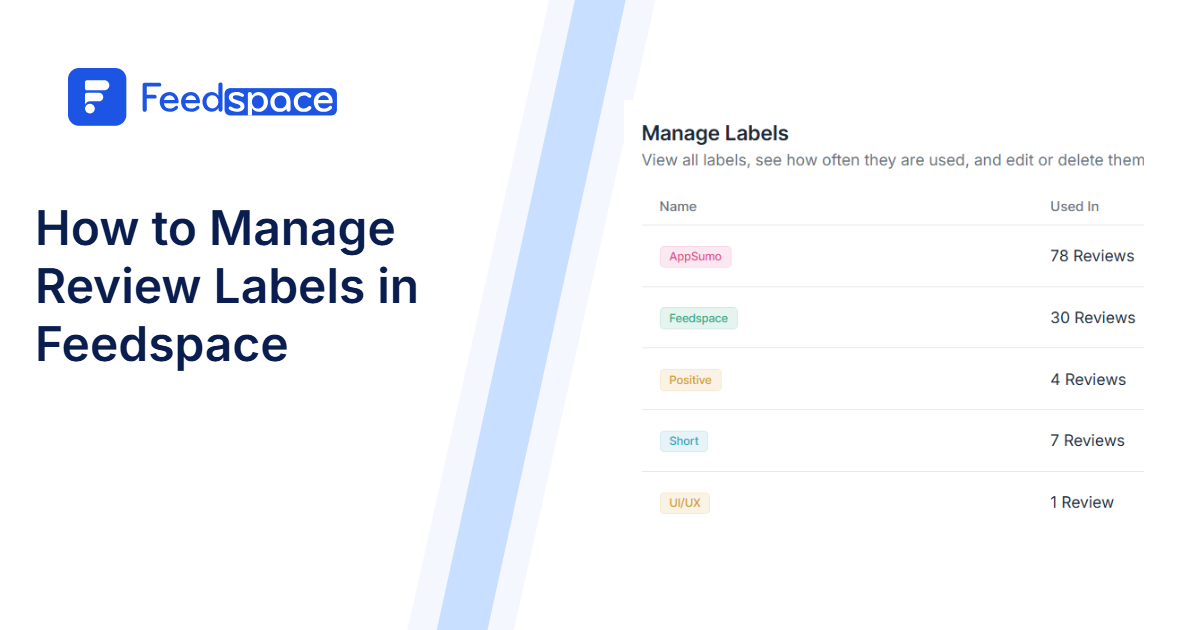For Review Label How to Manage Review Labels at Workspace Level in Feedspace
